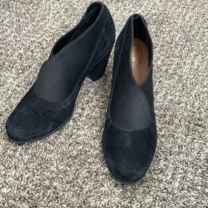 Suede 3.5 inch heels